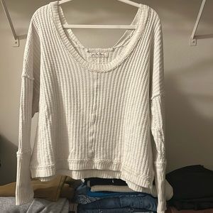 Free People/We The Free New Magic Waffle Knit Shirt